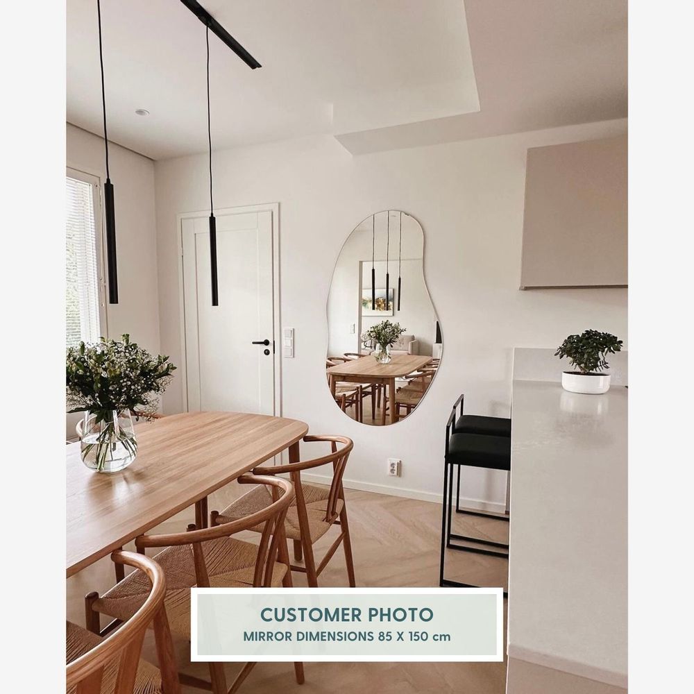 Mirrors - Sand wall mirror (85x150cm) - SCANDINAVIAN GLASSFACTORY