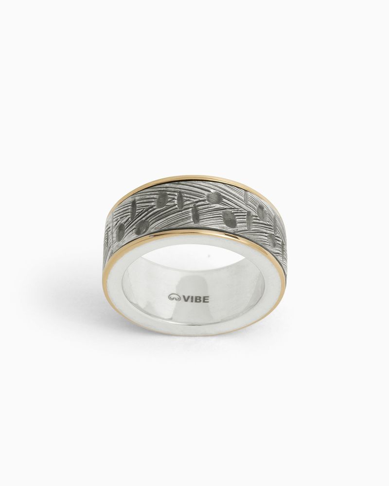 Bijoux - Bague Spinner à texture marine - VIBE JEWELRY