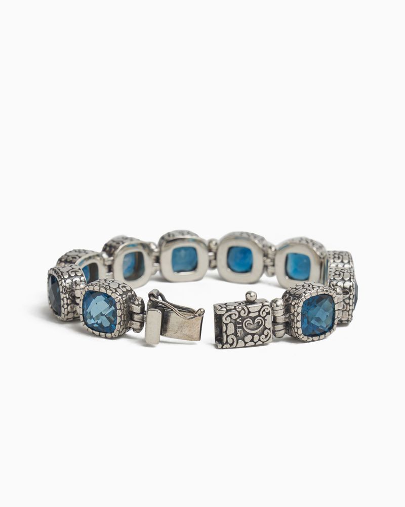 Bijoux - Bracelet à maillons en pierres précieuses avec texture de tortue - VIBE JEWELRY