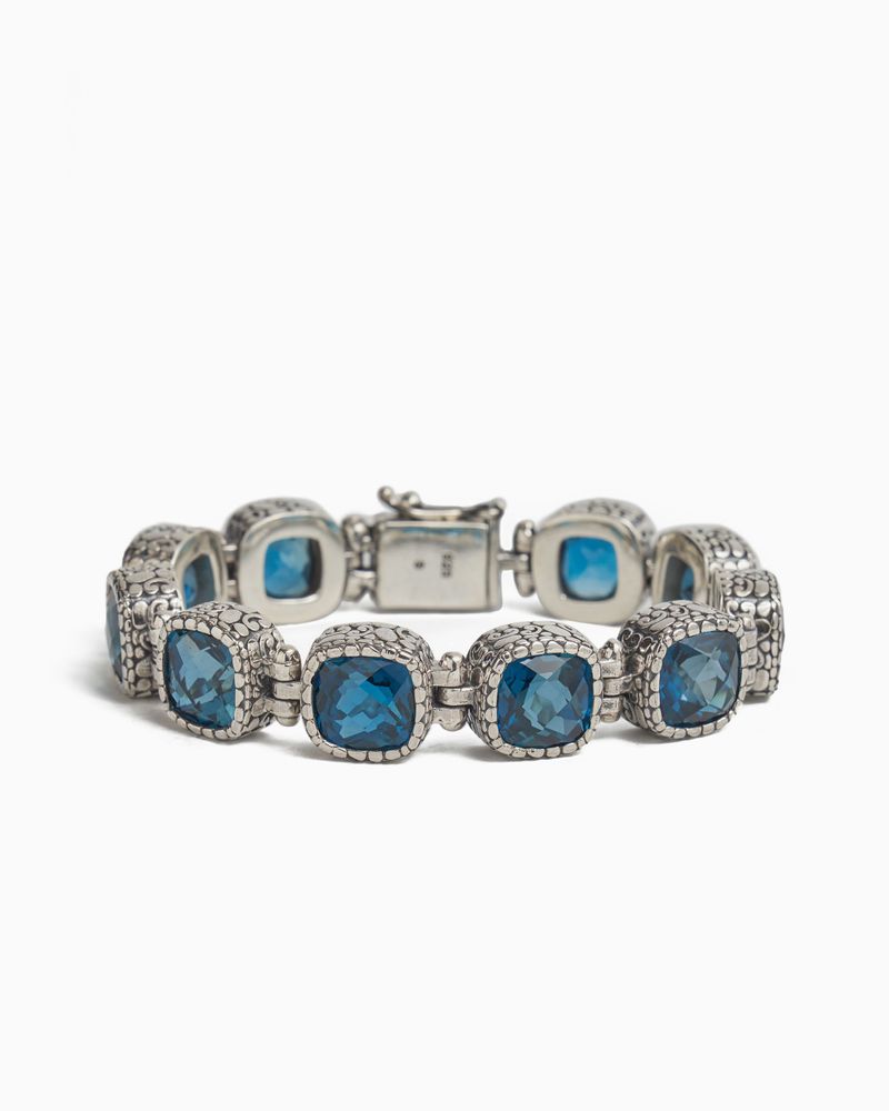 Bijoux - Bracelet à maillons en pierres précieuses avec texture de tortue - VIBE JEWELRY