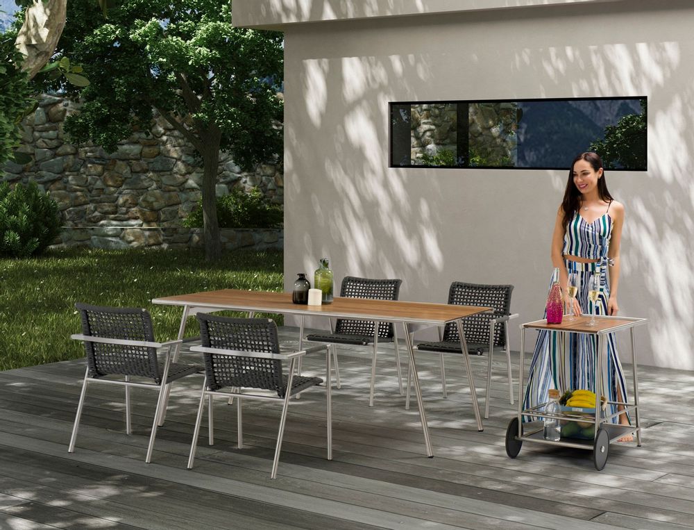 Outdoor decorative accessories - ZOOM bar cart - COUTURE JARDIN