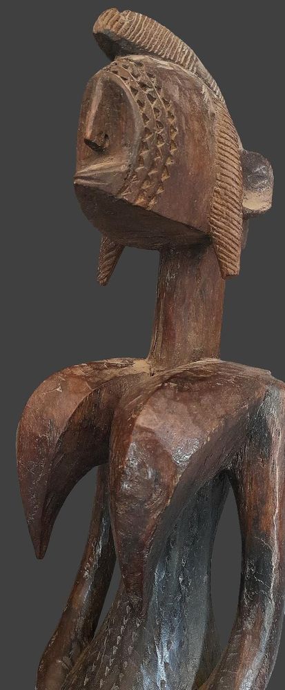 Sculptures, statuettes and miniatures - Bambara Guandoudou wooden statue, Mali - QUINTESSENCE AFRICAINE
