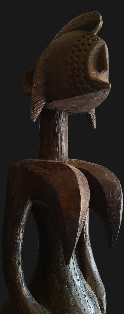 Sculptures, statuettes and miniatures - Bambara Guandoudou wooden statue, Mali - QUINTESSENCE AFRICAINE