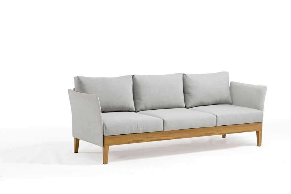 Lawn sofas - WELCOME 3-seater sofa/daybed function adjustable lounge chair - COUTURE JARDIN