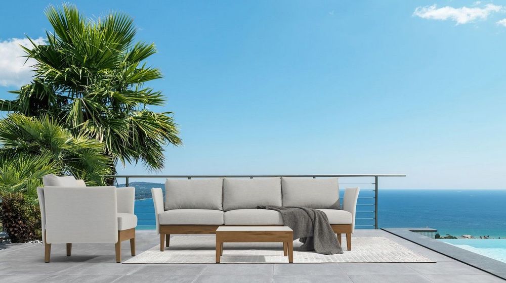 Tables de jardin - Table basse de jardin WELCOME - COUTURE JARDIN