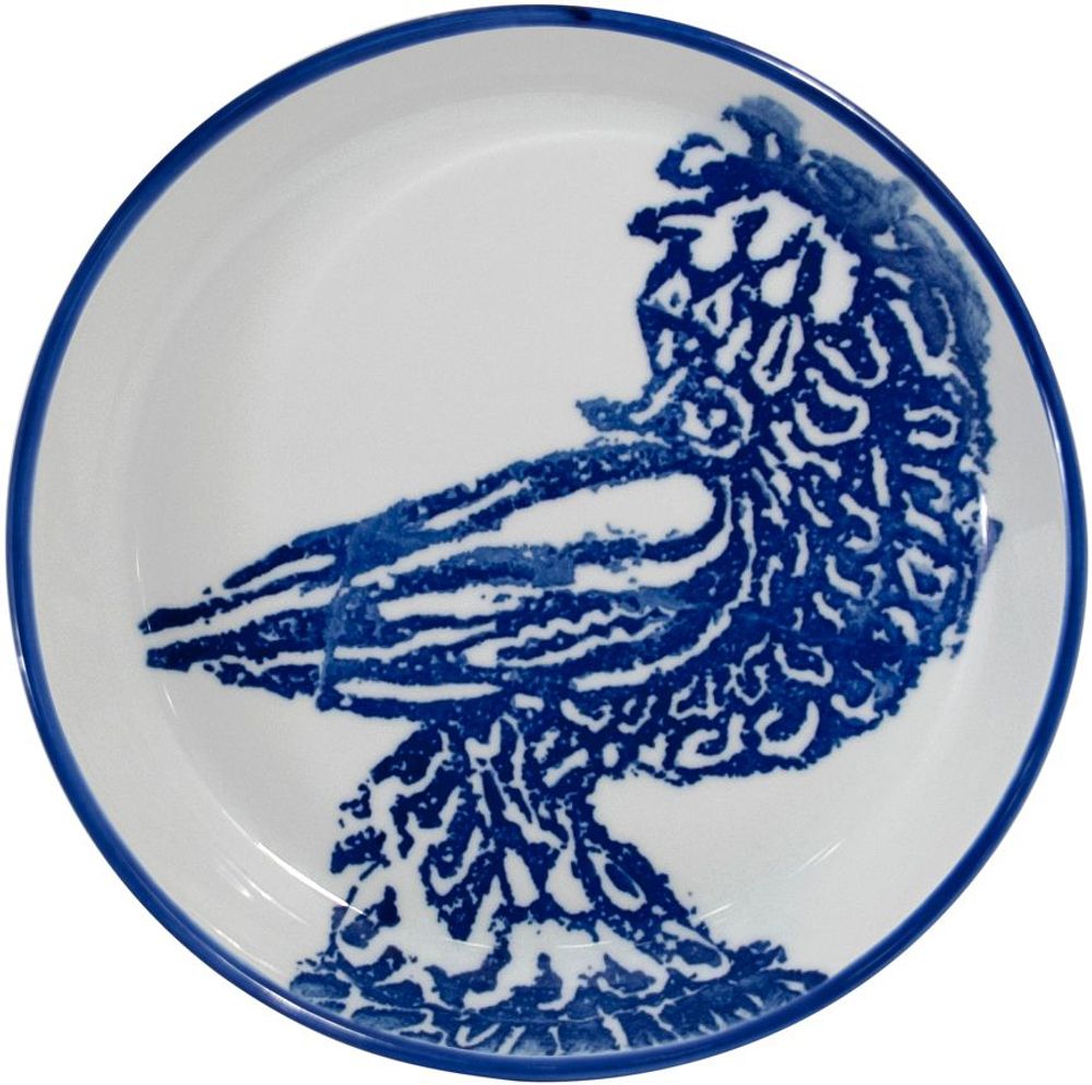 Assiettes au quotidien - ASSIETTE PELICAN 22 CM - PORCELAINE DU LOT VIREBENT