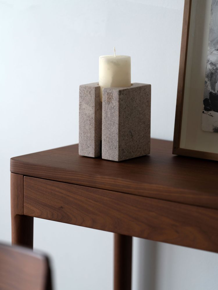 Console table - The Minimalist Modern FRONT sideboard - Walnut wood - MOR