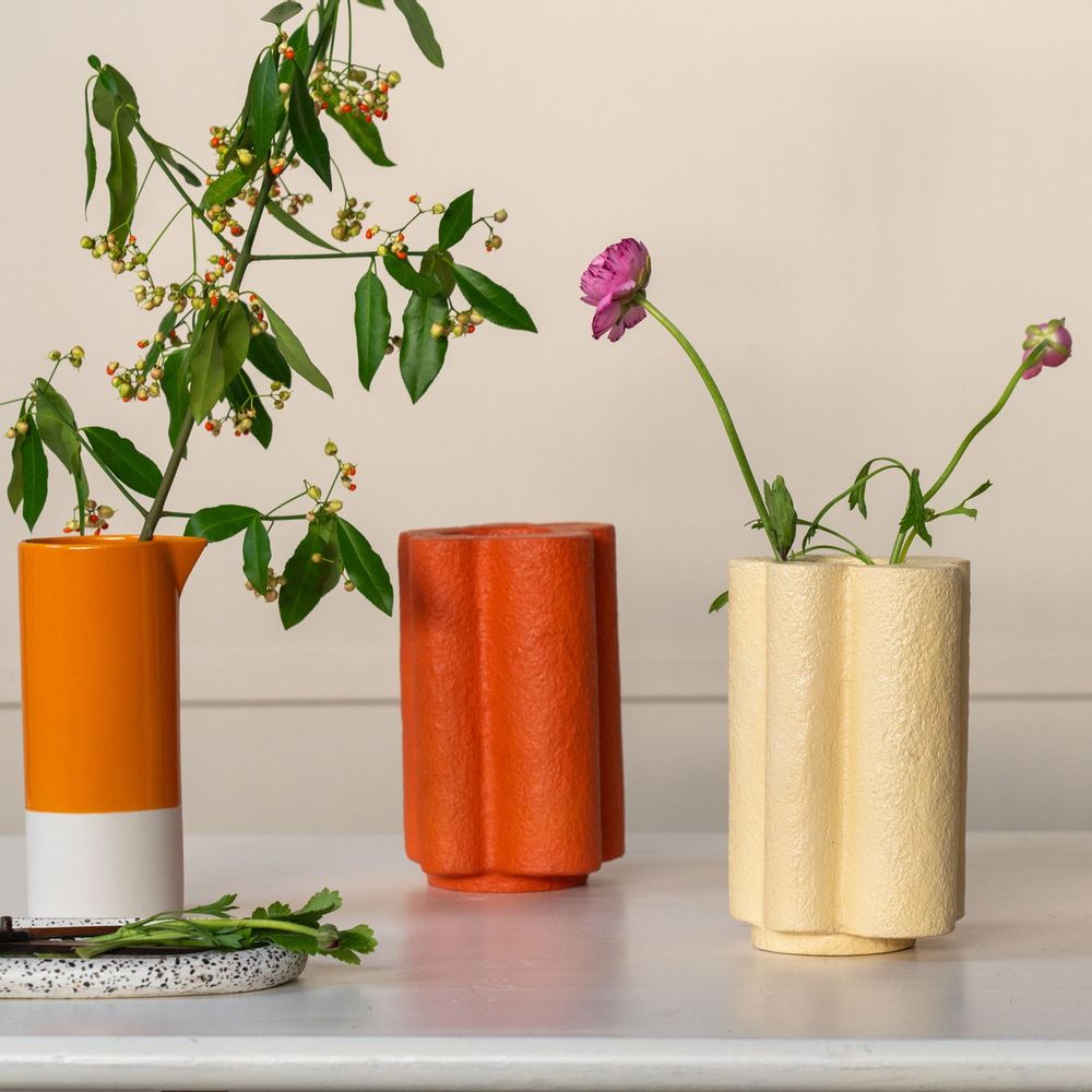 Vases - Vase à fleurs en pâte à papier - KINTA