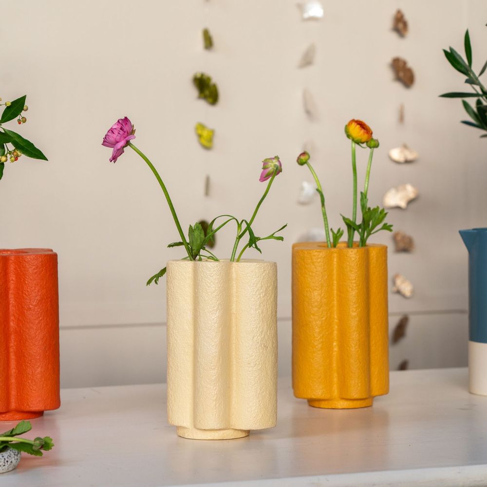 Vases - Vase flower paper pulp - KINTA