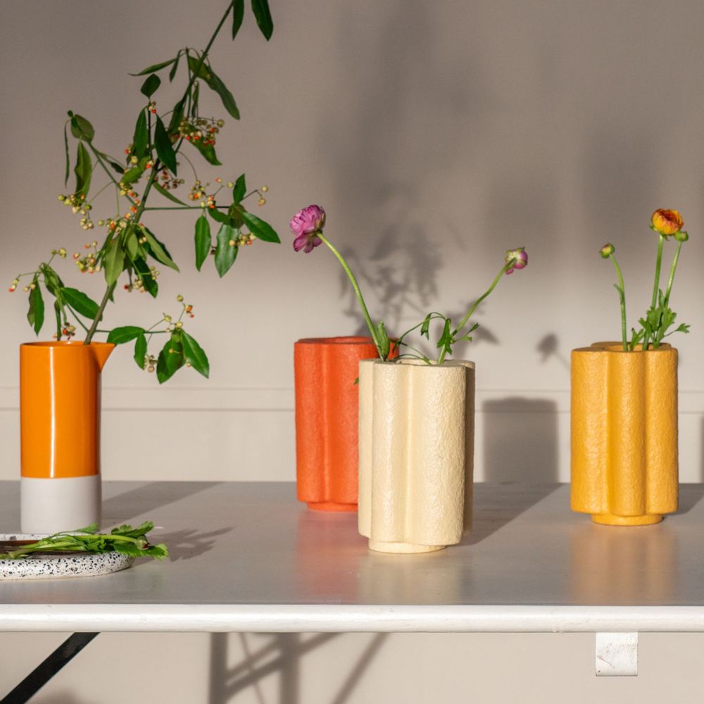 Vases - Vase à fleurs en pâte à papier - KINTA