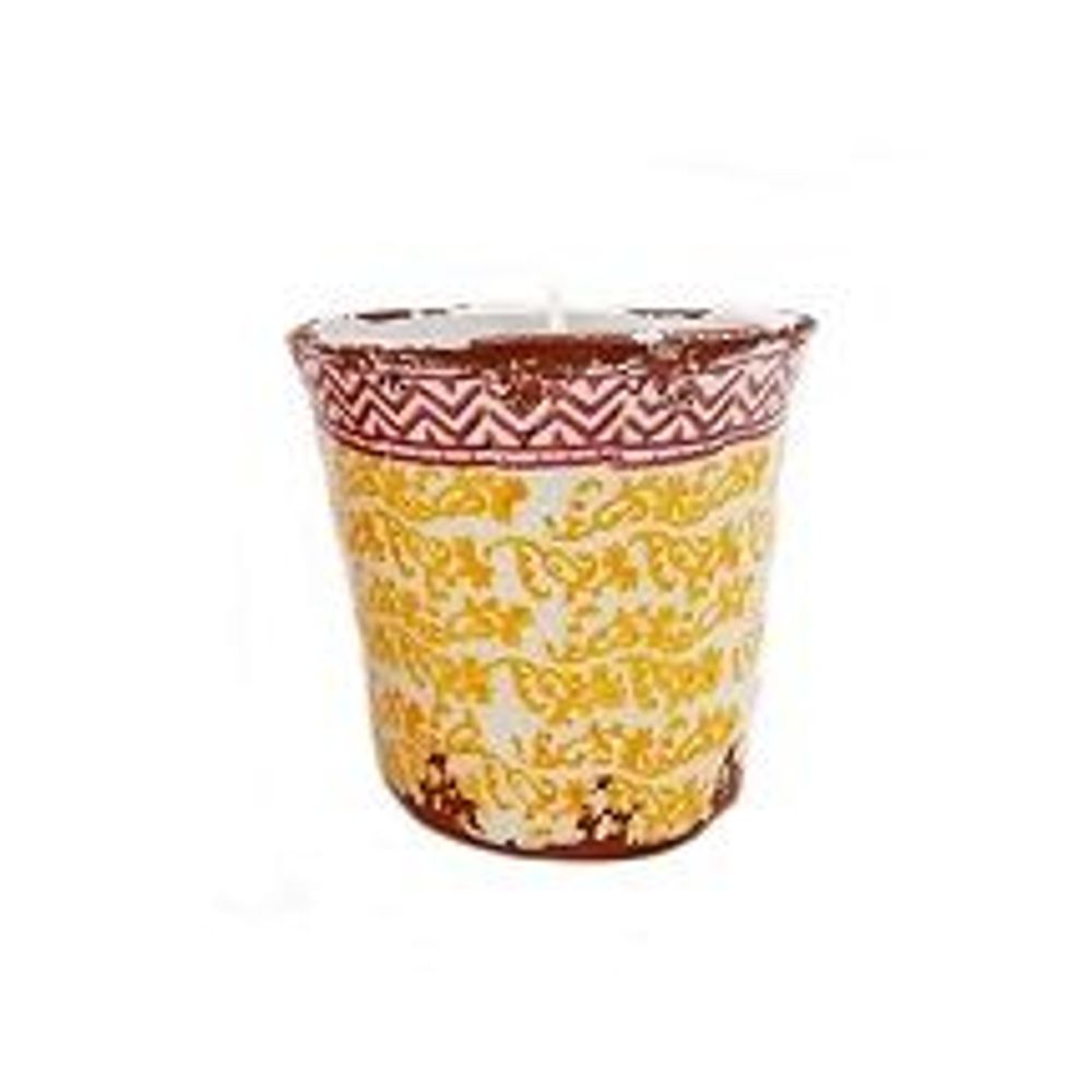 Decorative objects - Ceramic Etnic candle CITRONELA size L - WAX DESIGN - BARCELONA