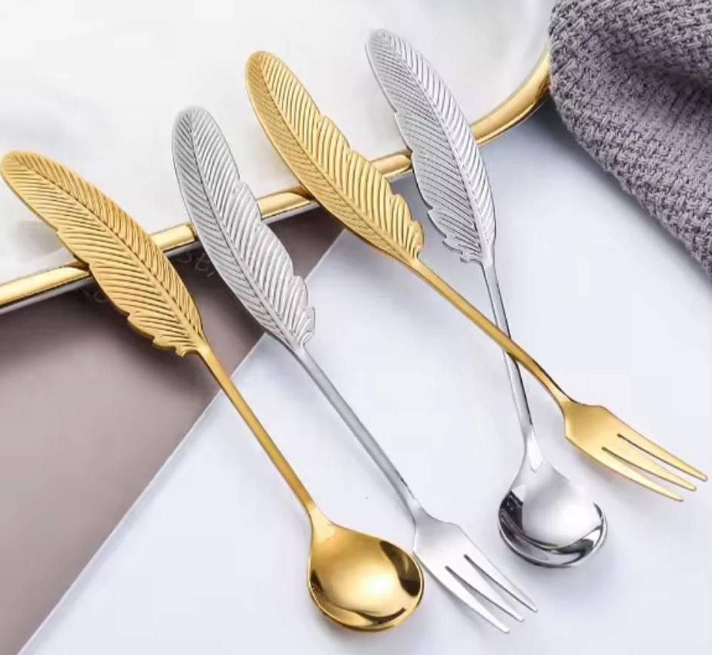 Accessoires thé et café - Cuillère "Plume" - Thé, Café, Dessert - 4 couleurs - SOSTRAW & SMARTTHINGS