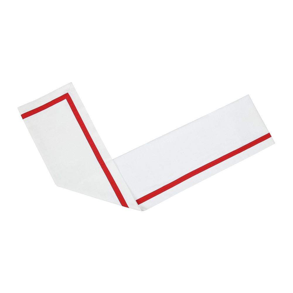 Table cloths - Runner Red Stripes 50x150 - ROSEBERRY HOME