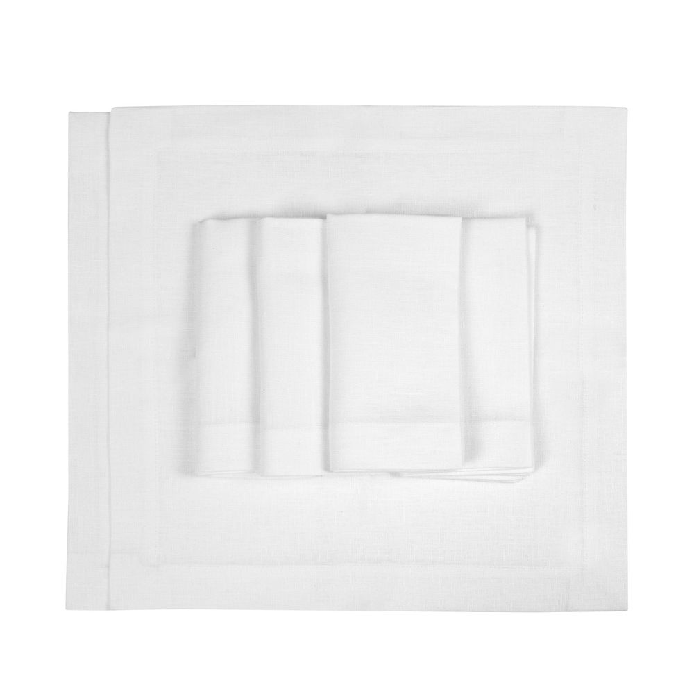 Serviettes - Serviette de tables White Panama - ROSEBERRY HOME