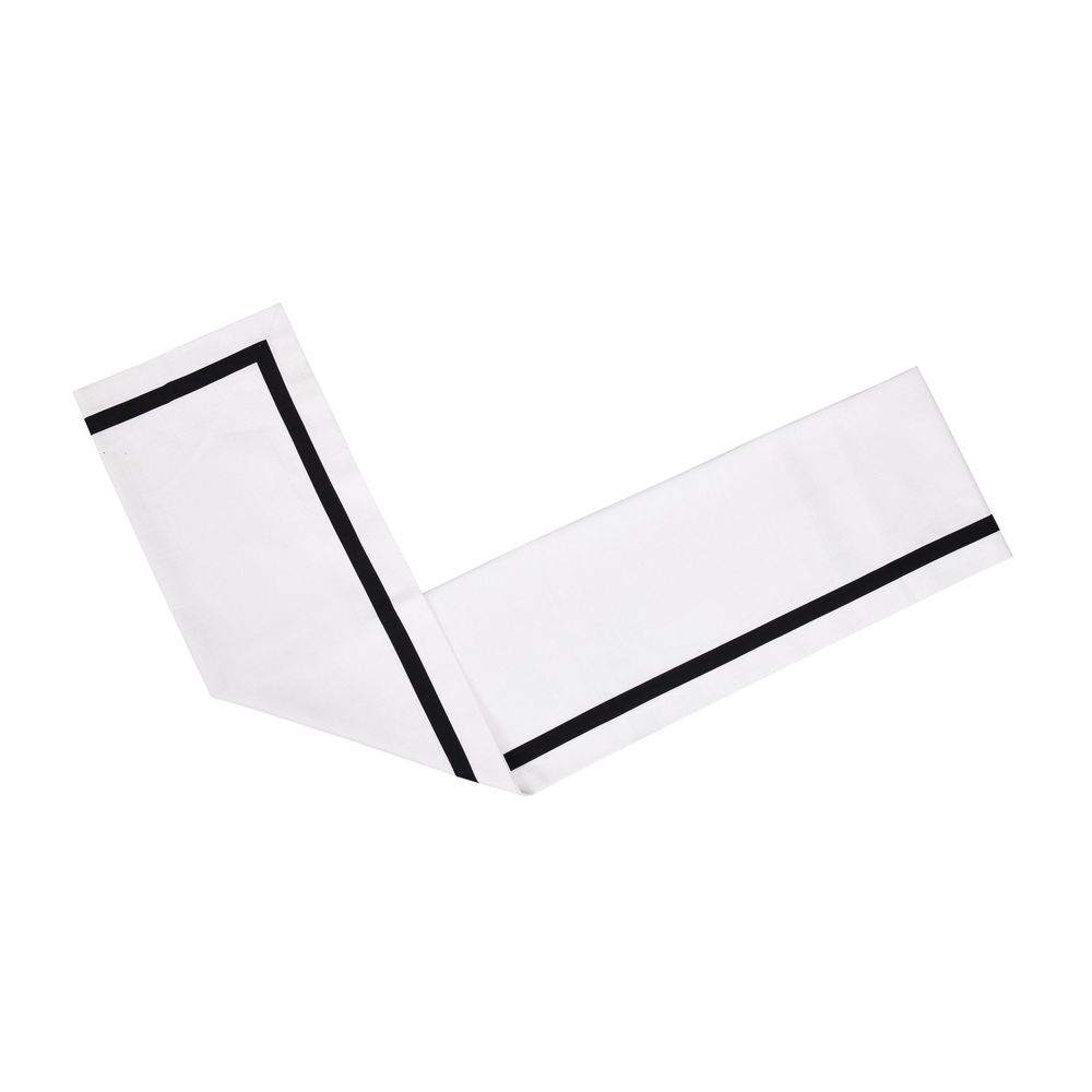 Nappes - La tapis de table Black Stripes 50x150 - ROSEBERRY HOME