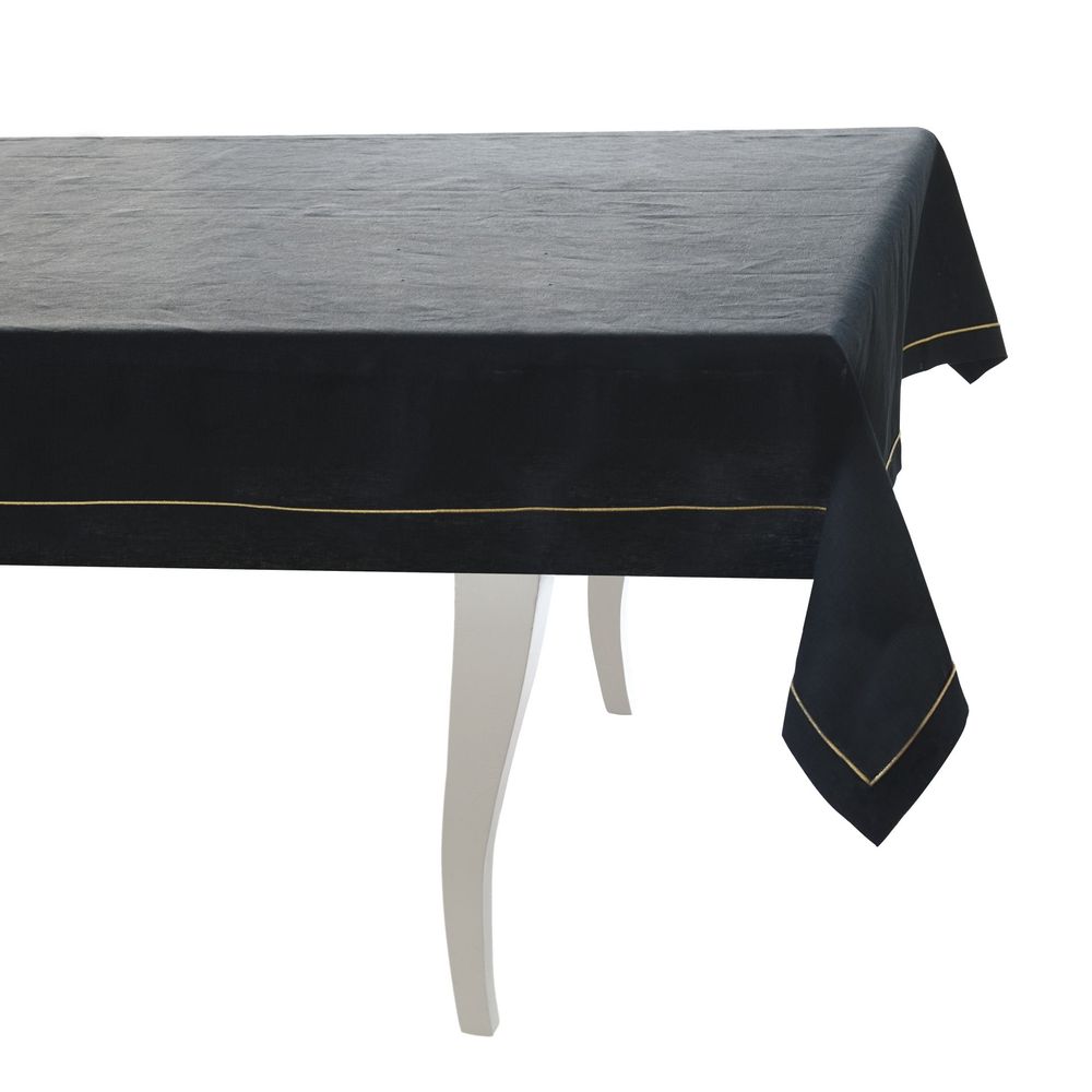 Nappes - Nappe de table Royal Black Goldenline - ROSEBERRY HOME