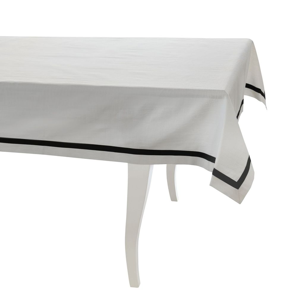 Nappes - Nappe de table Black Stripes - ROSEBERRY HOME