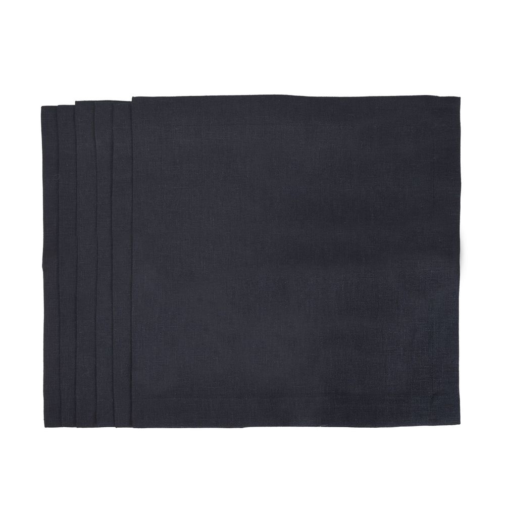 Table cloths - Tablecloth Royal Black Goldenline - ROSEBERRY HOME