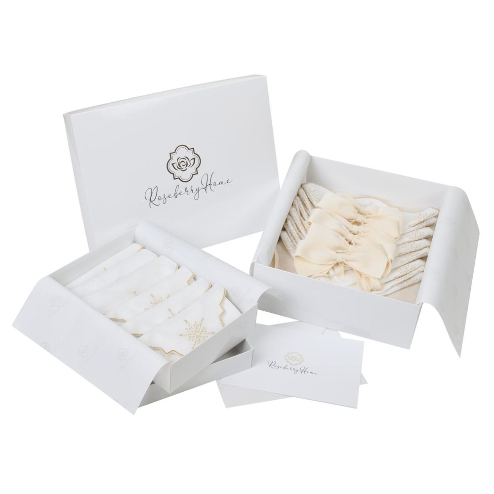 Napkins - Linen napkins Royal Black - ROSEBERRY HOME