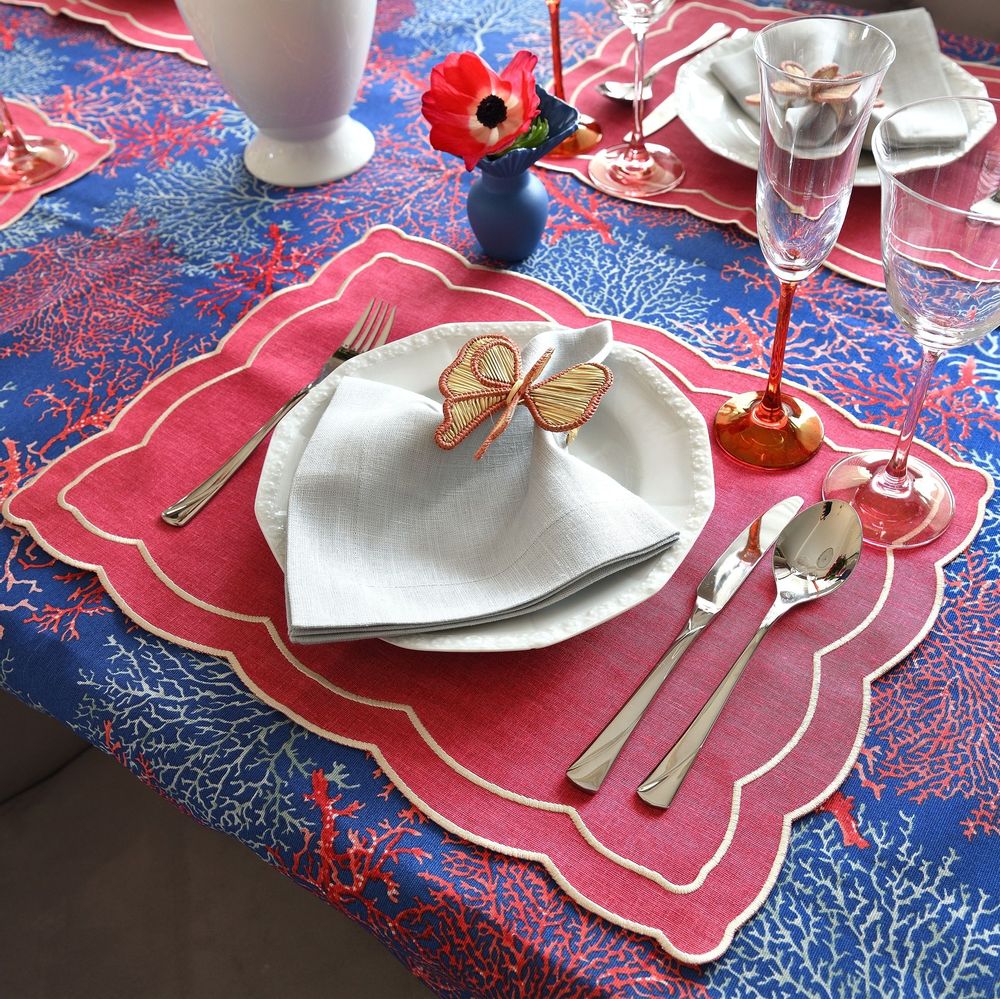 Linge de table textile - Nappe de table Seaweed - ROSEBERRY HOME