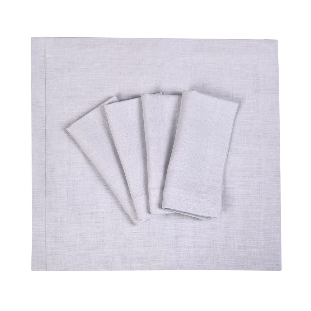 Napkins - Linen Napkins Griggio - ROSEBERRY HOME