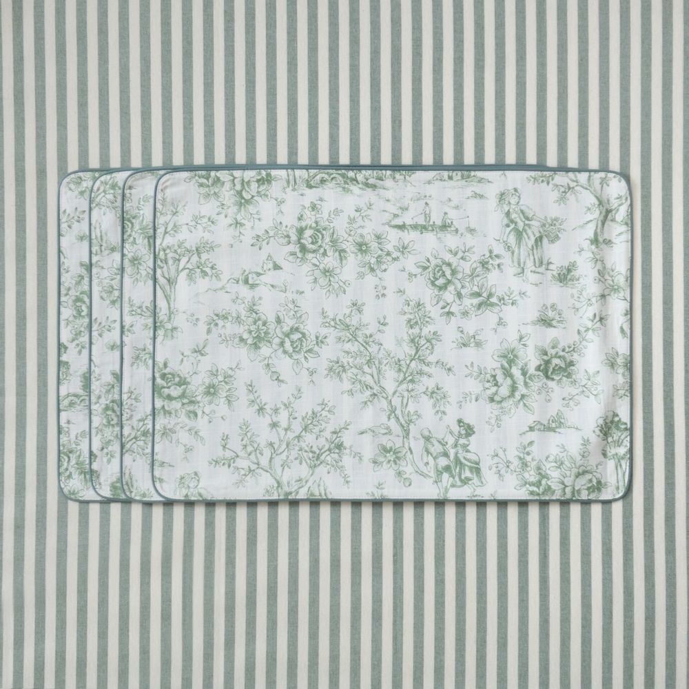 Table cloths - Tablecloth Dandy Green 130x200 - ROSEBERRY HOME