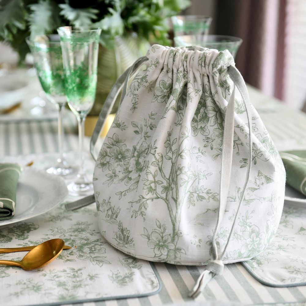 Table cloths - Tablecloth Dandy Green 130x200 - ROSEBERRY HOME