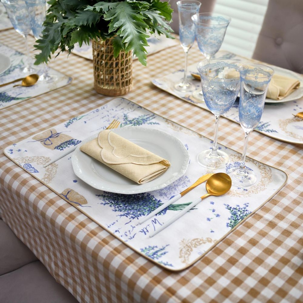 Nappes - Nappe de table Lavender - 210 cm - ROSEBERRY HOME