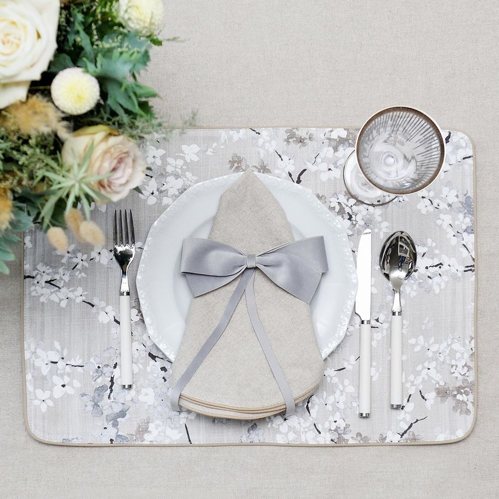 Table linen - Placemats Twigs & Mirha 6 pieces - ROSEBERRY HOME