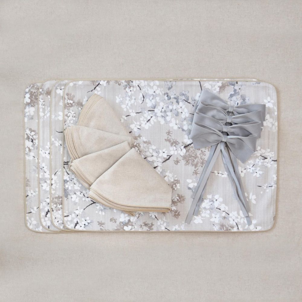 Table linen - Placemats Twigs & Mirha 6 pieces - ROSEBERRY HOME