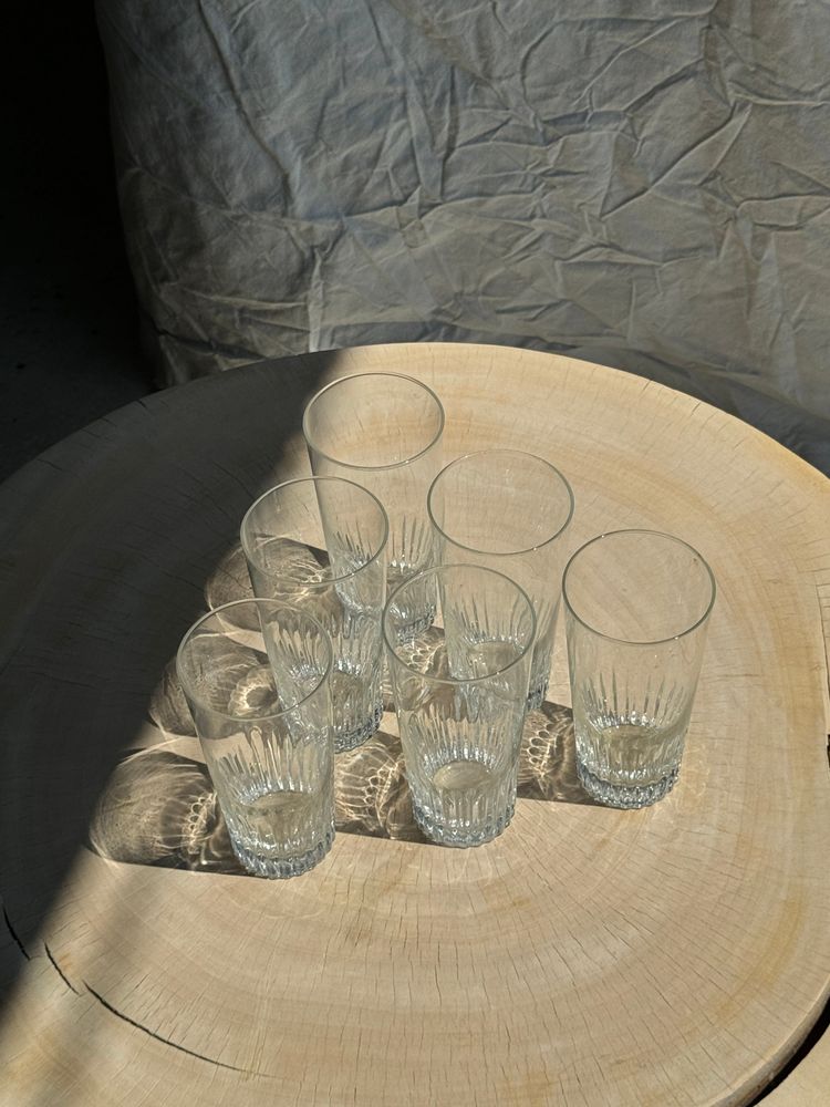 Verres - 6 grands verres à orangeade en verre - OFFICE OBJETS