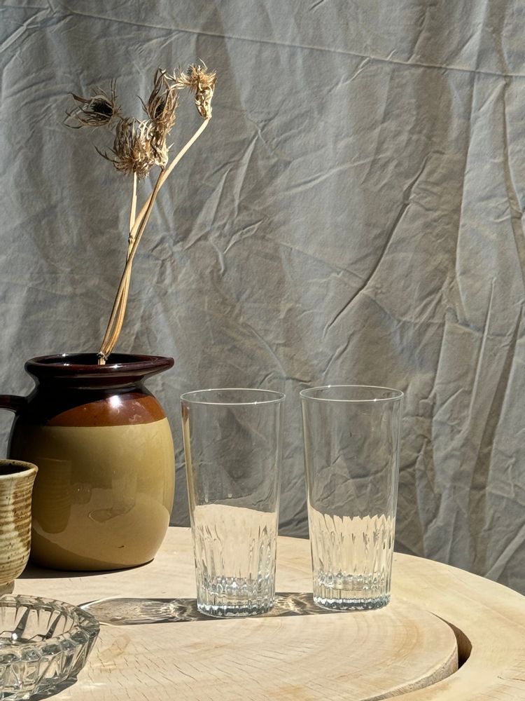 Verres - 6 grands verres à orangeade en verre - OFFICE OBJETS