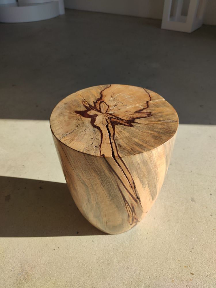 Tabourets - Bout de canapé, tabouret ou table d'appoint en tamarin massif (monoxyle) - OFFICE OBJETS