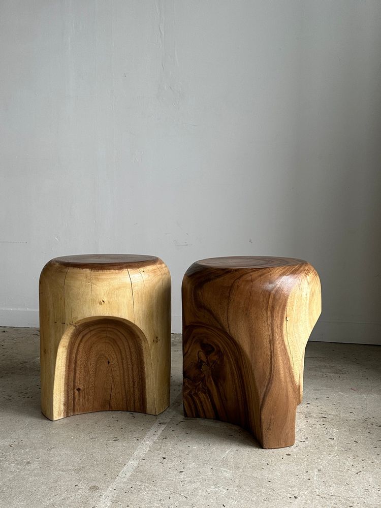 Stools - End of sofa, stool or monoxyl side table in solid suar - OFFICE OBJETS