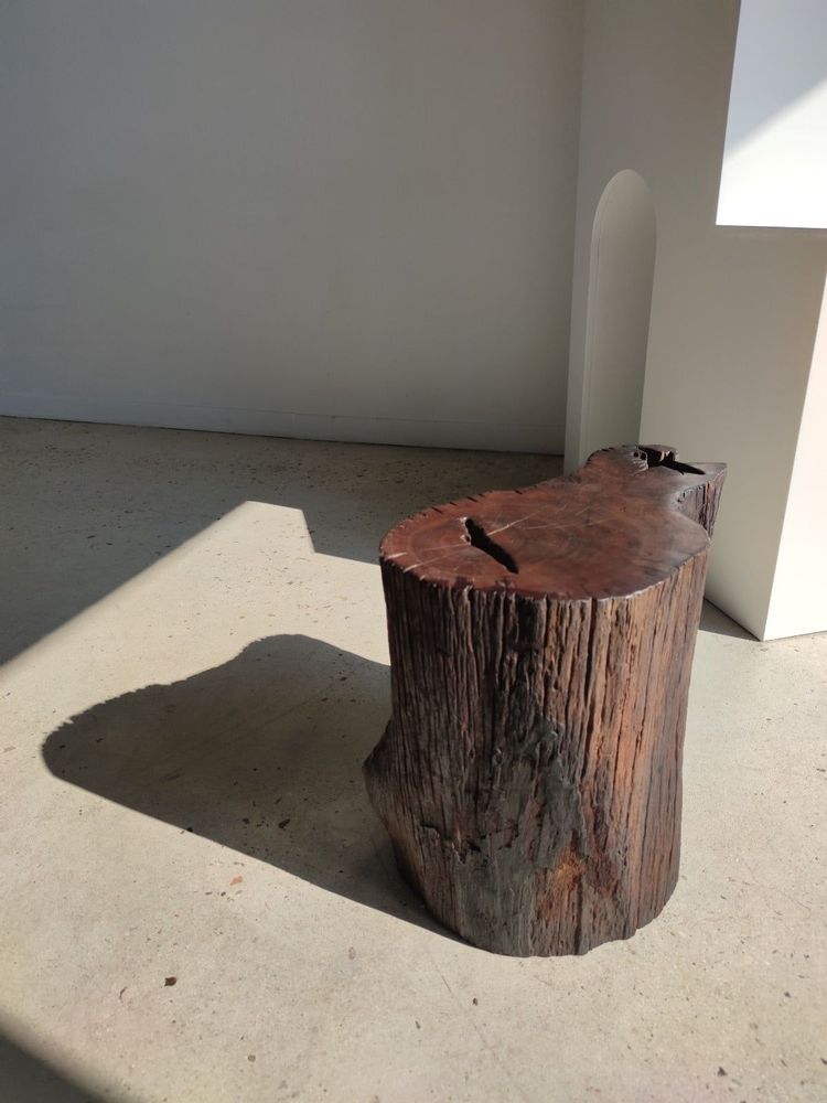 Tabourets - Bout de canapé, tabouret, mobilier modulaire en bois de fer massif - OFFICE OBJETS