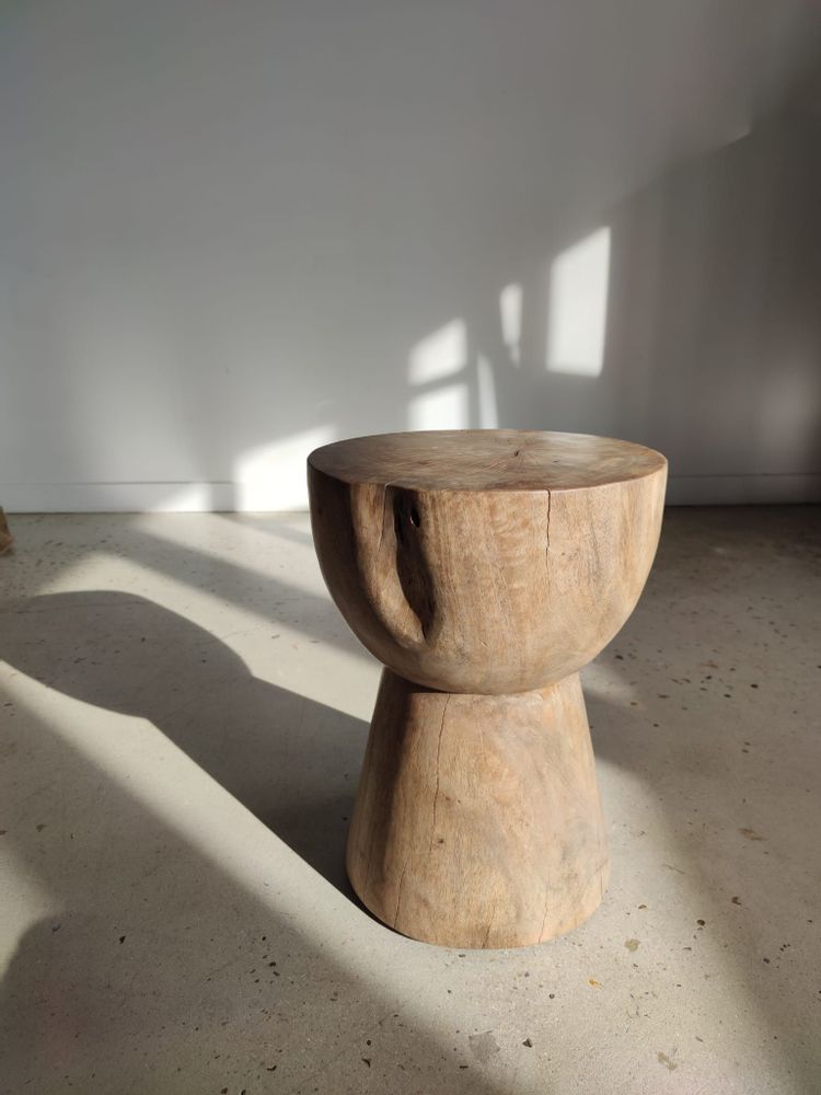 Stools - Monoxyl end table in mango wood - OFFICE OBJETS