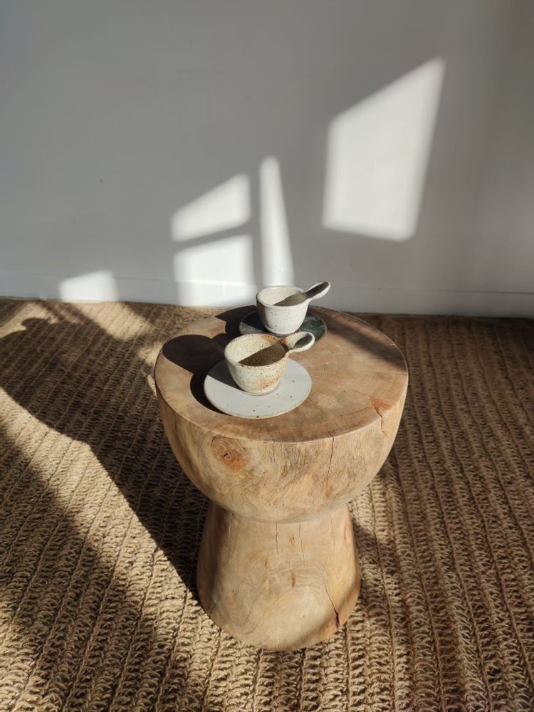 Stools - Monoxyl end table in mango wood - OFFICE OBJETS
