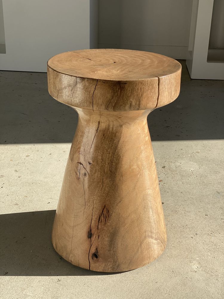 Tabourets - Bout de canapé monoxyle en manguier - OFFICE OBJETS