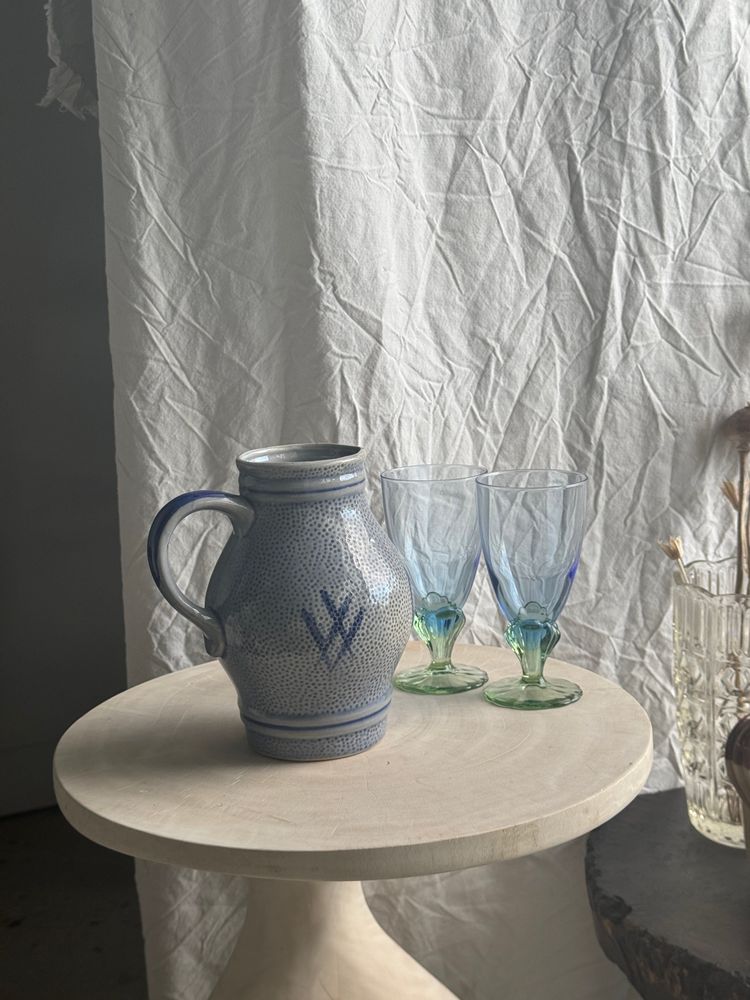Carafes - Carafe West Germany bleue H19,5 - OFFICE OBJETS