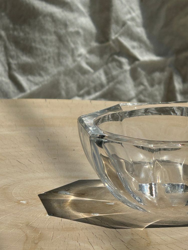 Accessoires à poser - Coupe octogonale en verre belle matière géométrique - OFFICE OBJETS