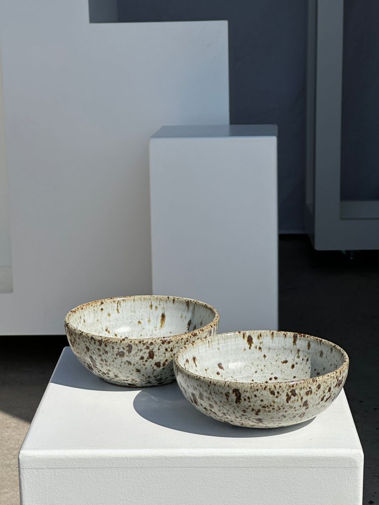 Bowls - Duo of speckled ceramic bowls - OFFICE OBJETS