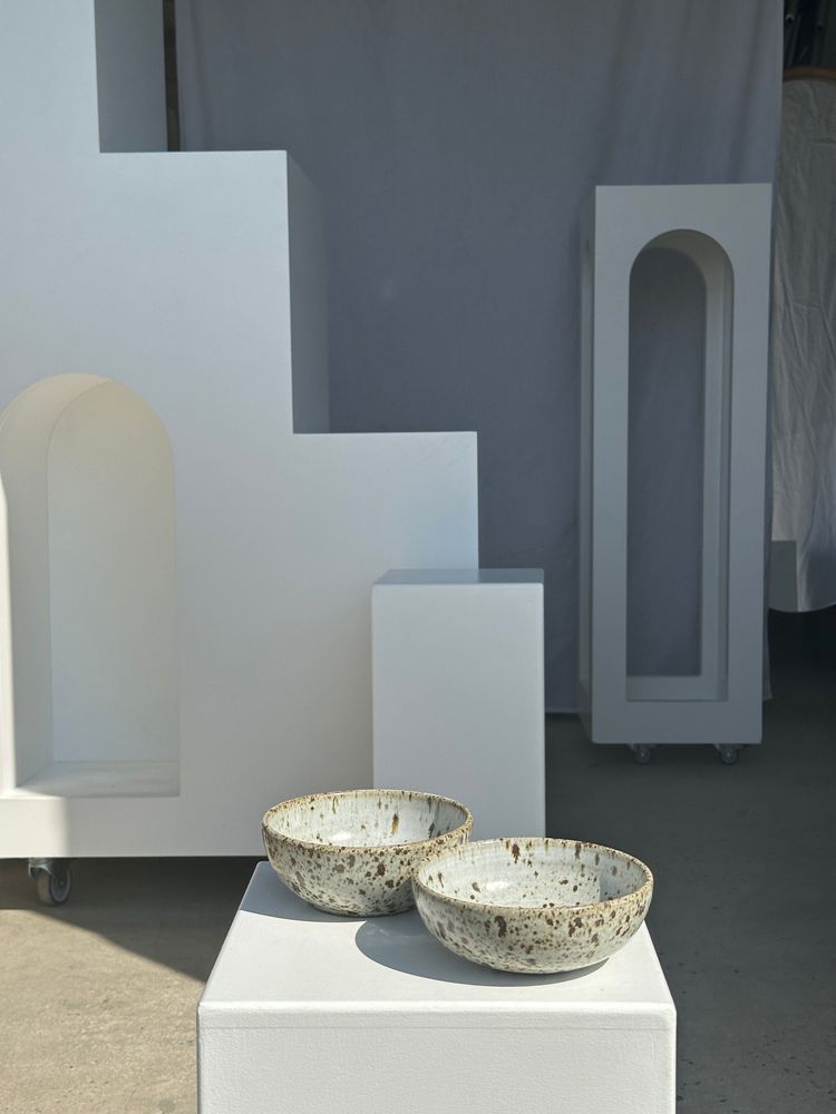 Bowls - Duo of speckled ceramic bowls - OFFICE OBJETS
