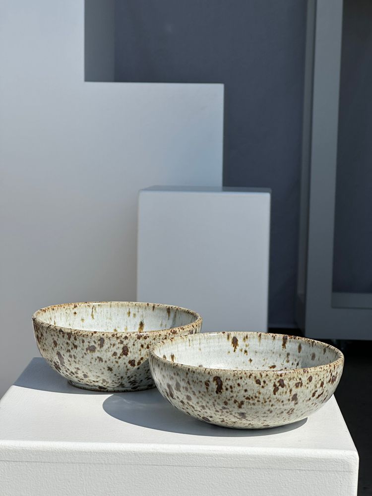Bowls - Duo of speckled ceramic bowls - OFFICE OBJETS