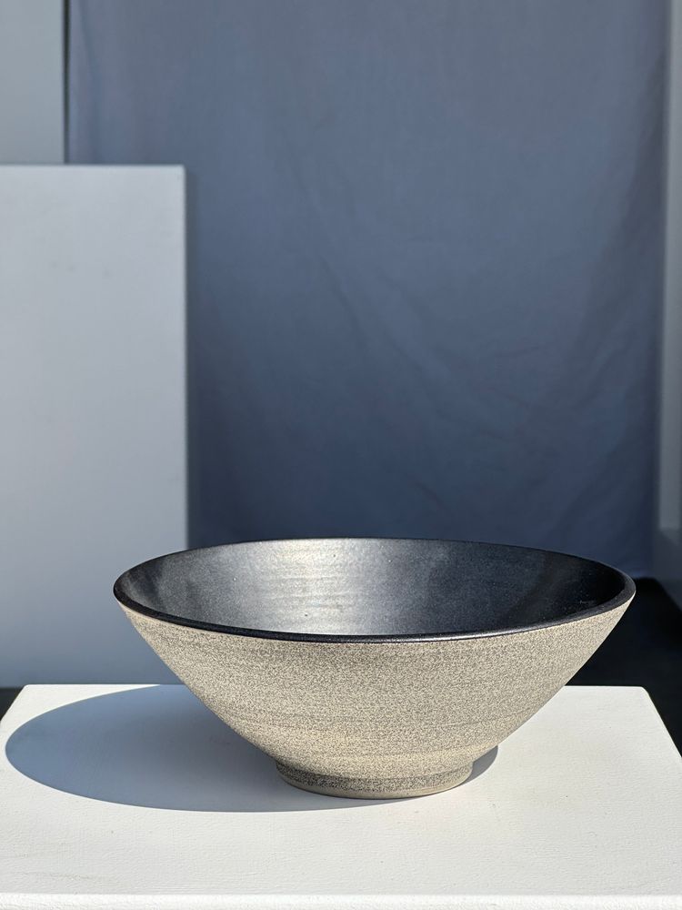 Bowls - Duo of gray bowls or salad bowls in Indonesian ceramic - OFFICE OBJETS