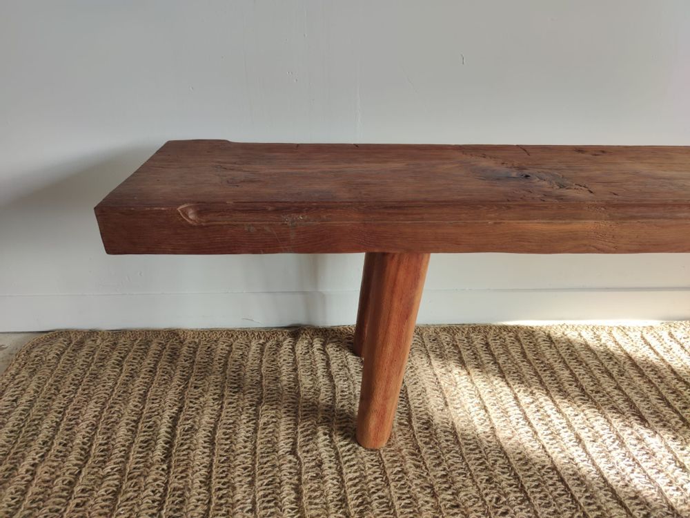 Bancs - Grand banc étroit en teck H:45cm L:2m20 - OFFICE OBJETS