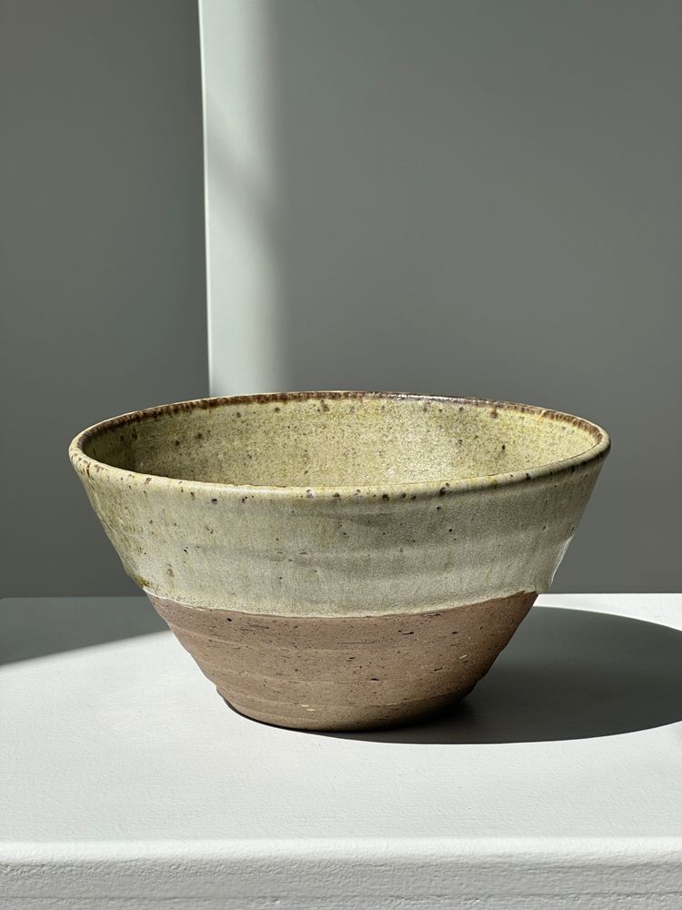 Bowls - Large green and brown bowl in Indonesian ceramic D18.5 H10 - OFFICE OBJETS