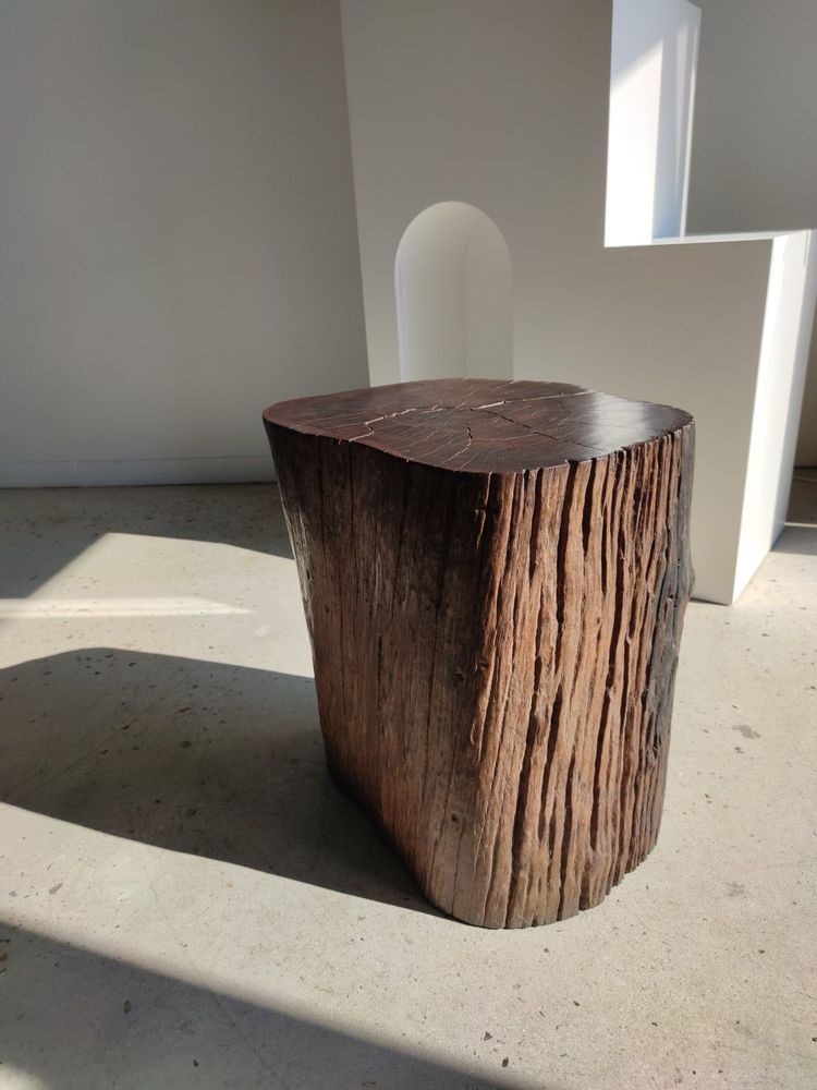 Tabourets - Grand bout de canapé, tabouret, mobilier modulaire en bois de fer massif - OFFICE OBJETS