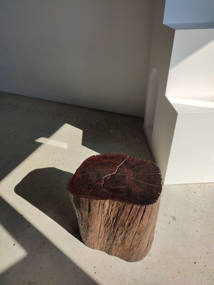 Tabourets - Grand bout de canapé, tabouret, mobilier modulaire en bois de fer massif - OFFICE OBJETS