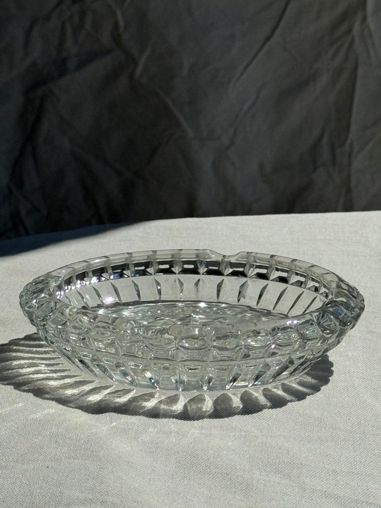 Accessoires à poser - Grand cendrier en verre italien classique D:15cm - OFFICE OBJETS