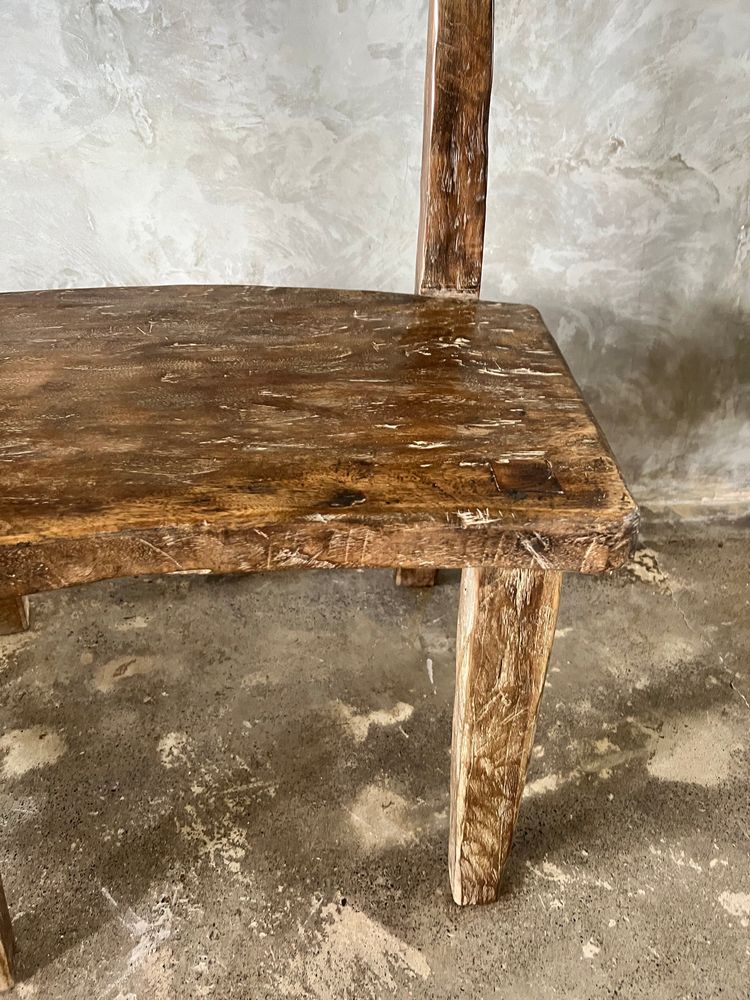 Armchairs - Large old teak chair or armchair H84 L60 - OFFICE OBJETS